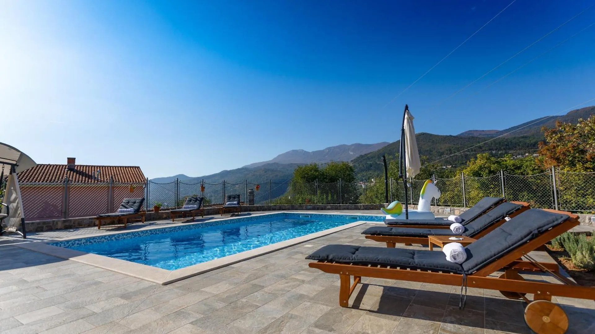 Villa Ivetta For 10 People Near Opatija With Sea View & Children Playground