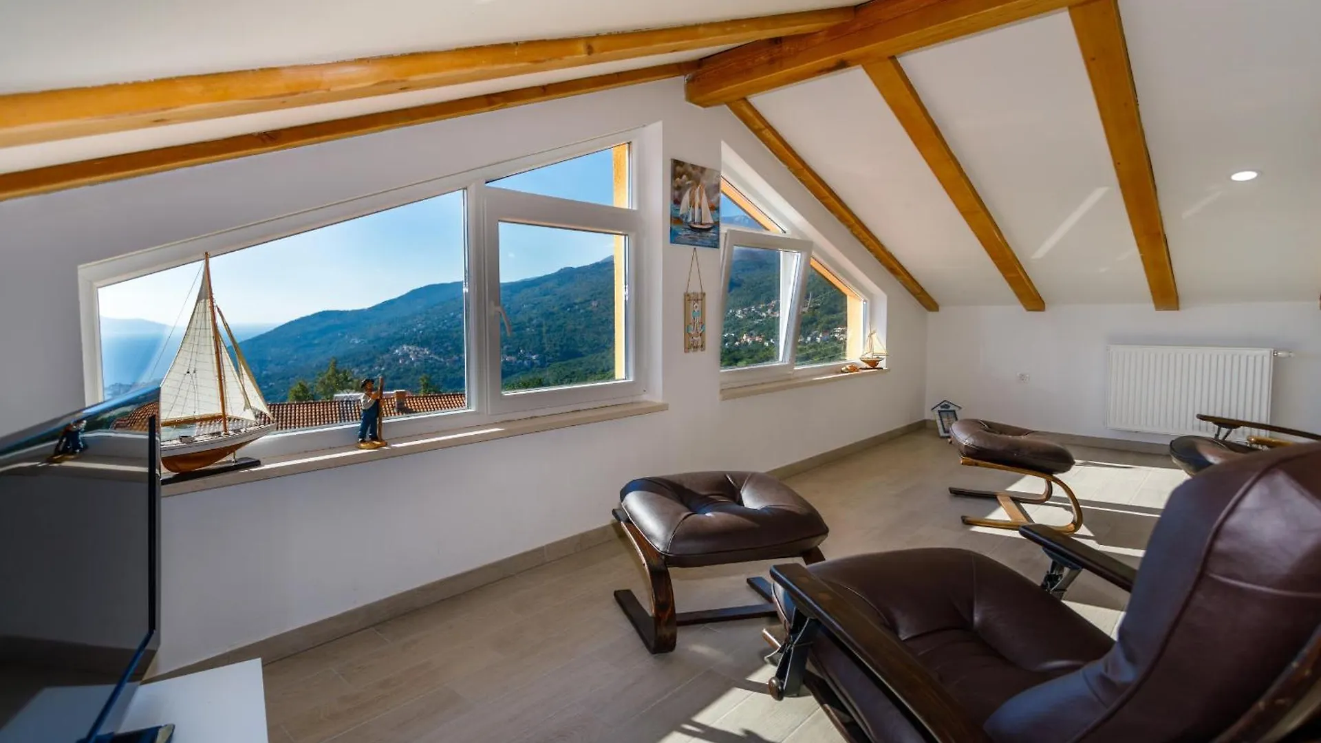 Villa Ivetta For 10 People Near Opatija With Sea View & Children Playground Croatia