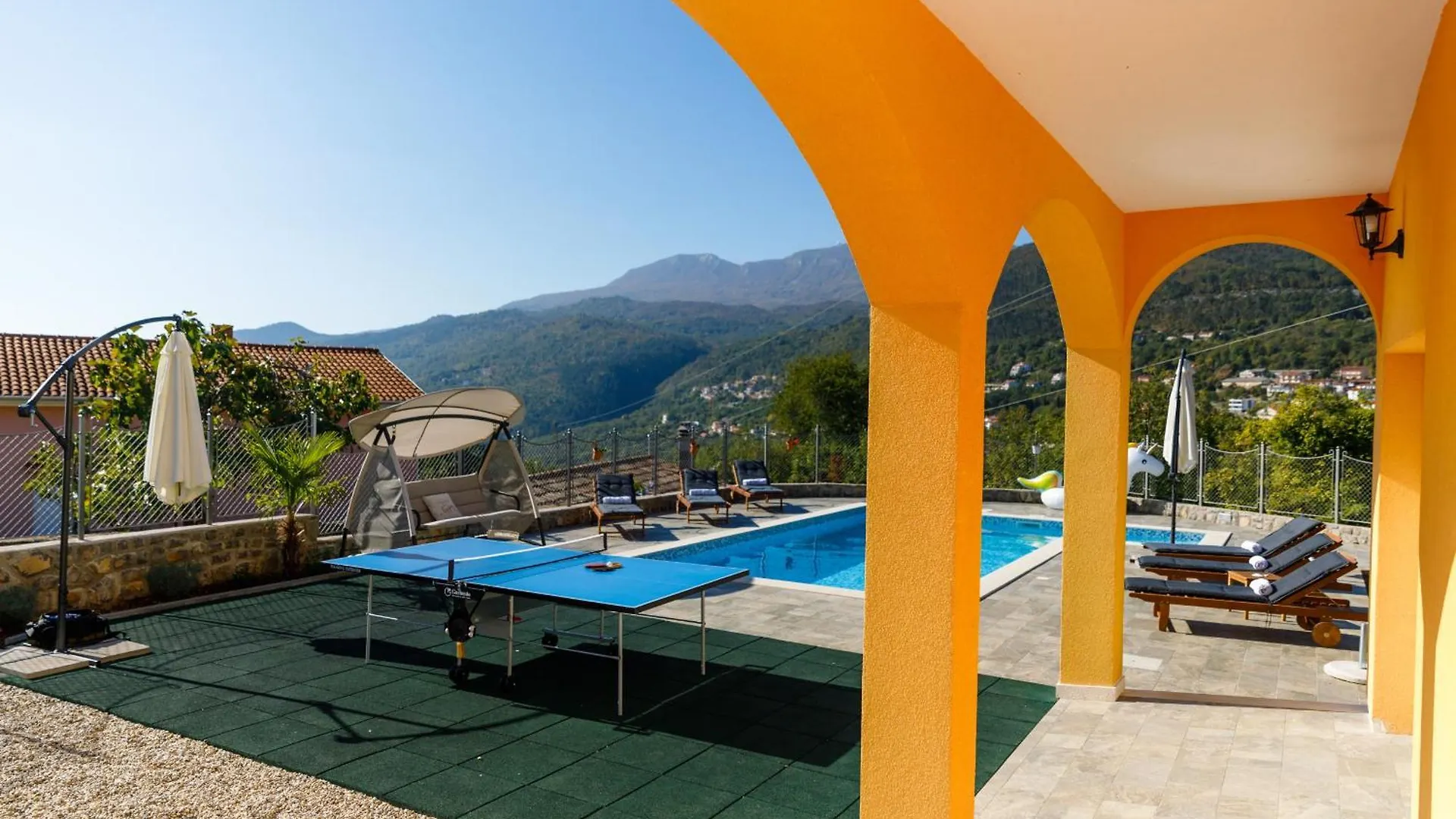 Villa Ivetta For 10 People Near Opatija With Sea View & Children Playground